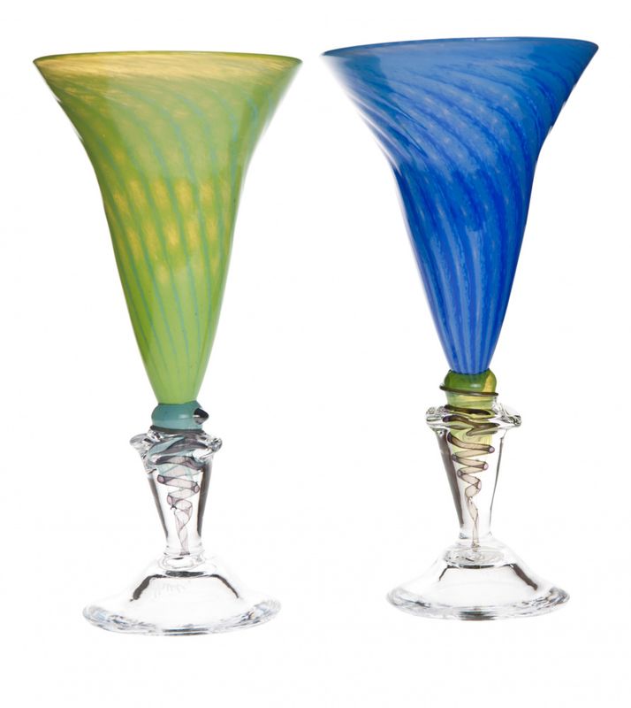 Sommerminner blå og grønn