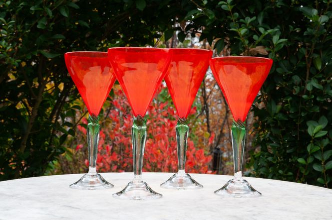 Hovedbilde Kunstglass - Tulipan 4 stk