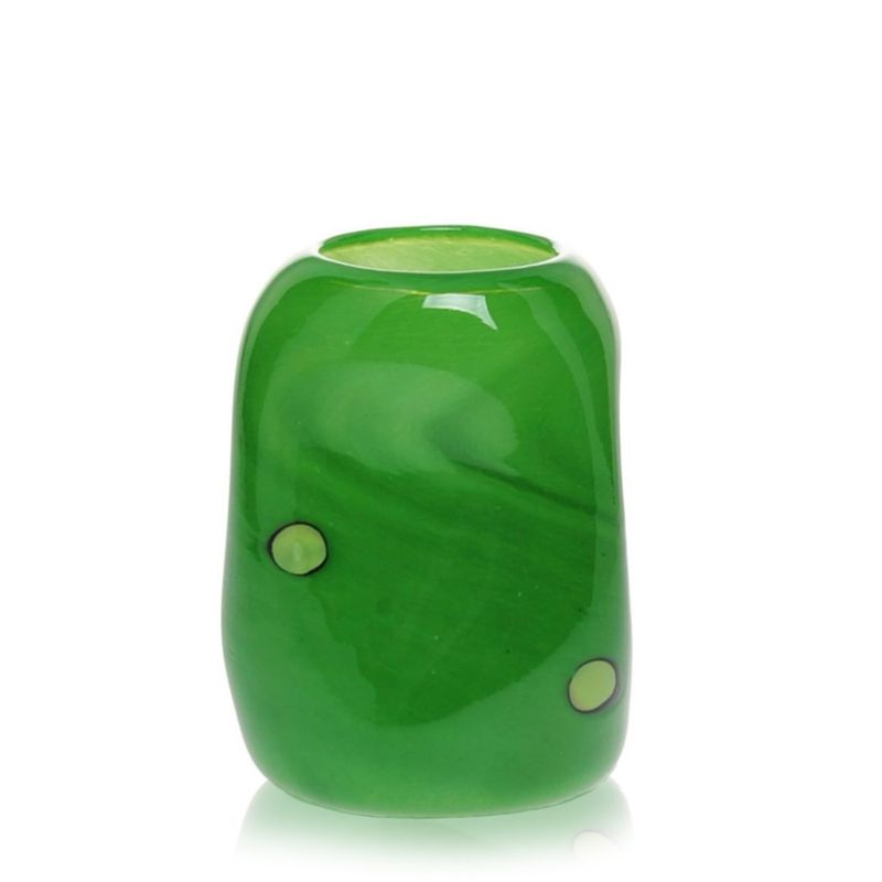 Kunstglass - Liten Cirkus vase. 