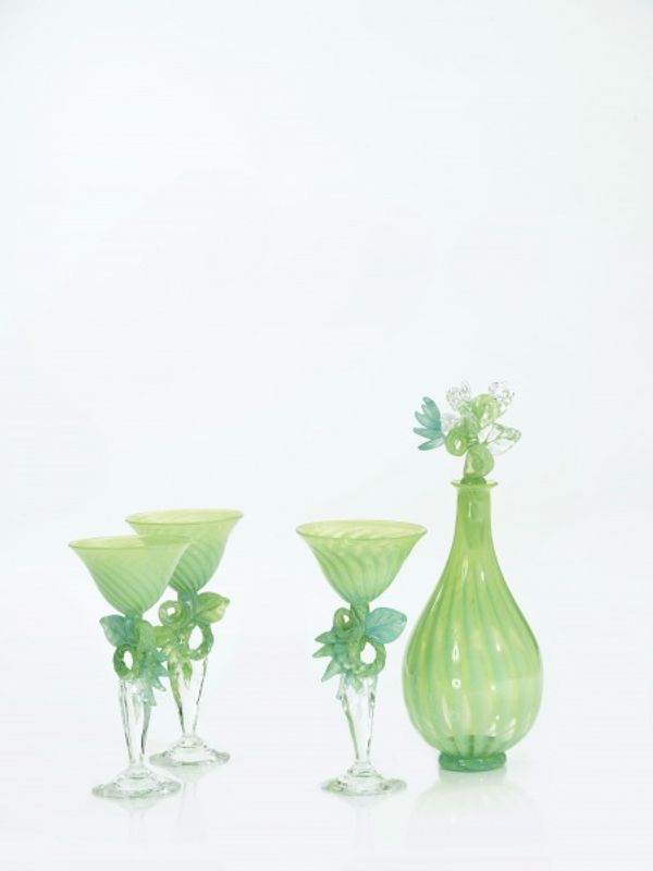 Kunstglass - Grønt eventyr