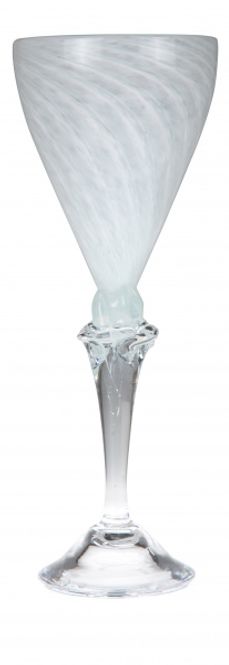 Hovedbilde Kunstglass Anemone - hvit ...