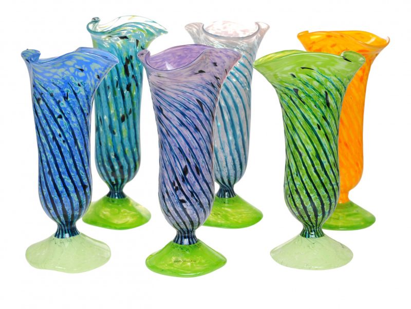 Glassvase - Engletrompet lilla