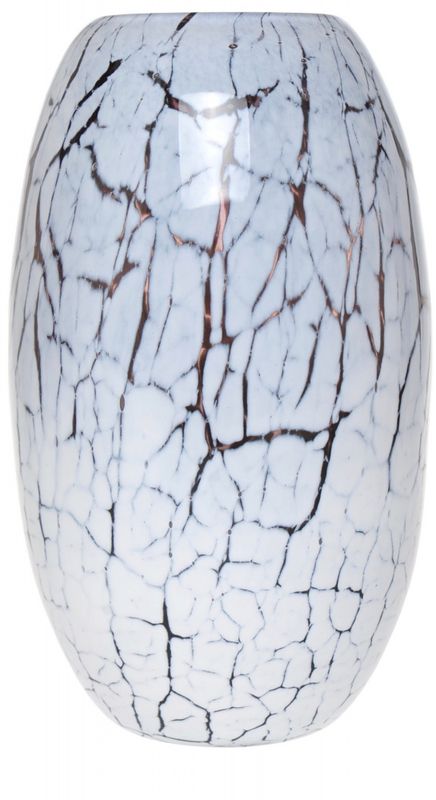 Kustglass - vase marmorert