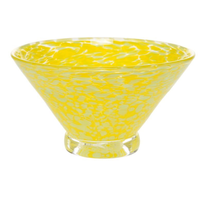 Årstid, liten skål, Gul og lysegrønn