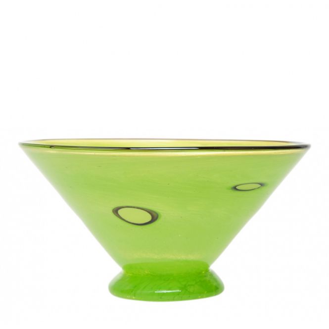 Hovedbilde kunstglass cirkus liten skål ...