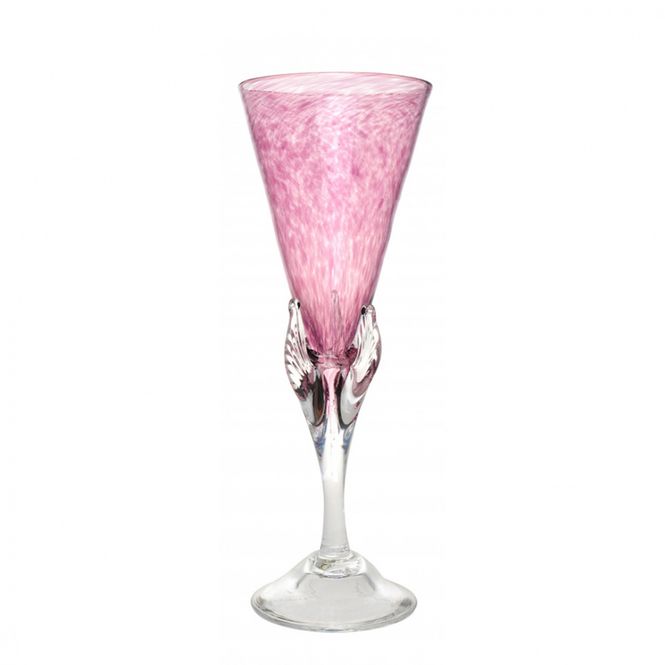 Hovedbilde Kunstglass - Lilje rosa stor 