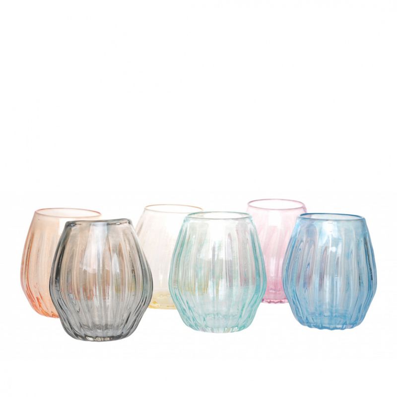 Kunstglass - perlemor 6 farrisglass