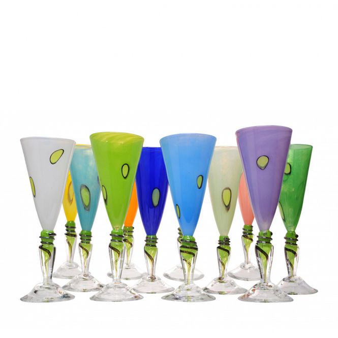 Hovedbilde Kunstglass - Cirkus stor 12 ...