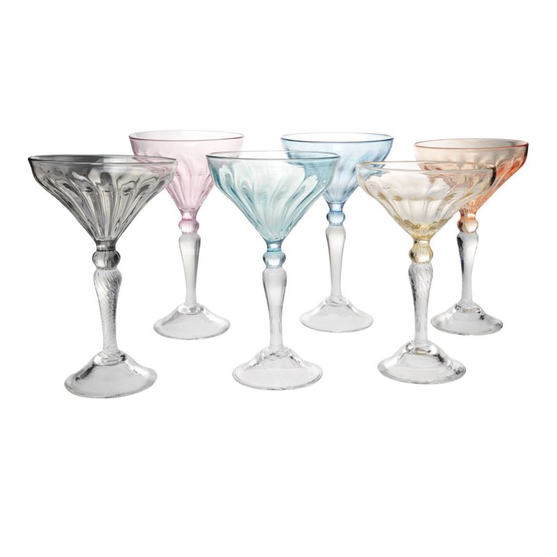 Perlemor bobleglass. Rosa.