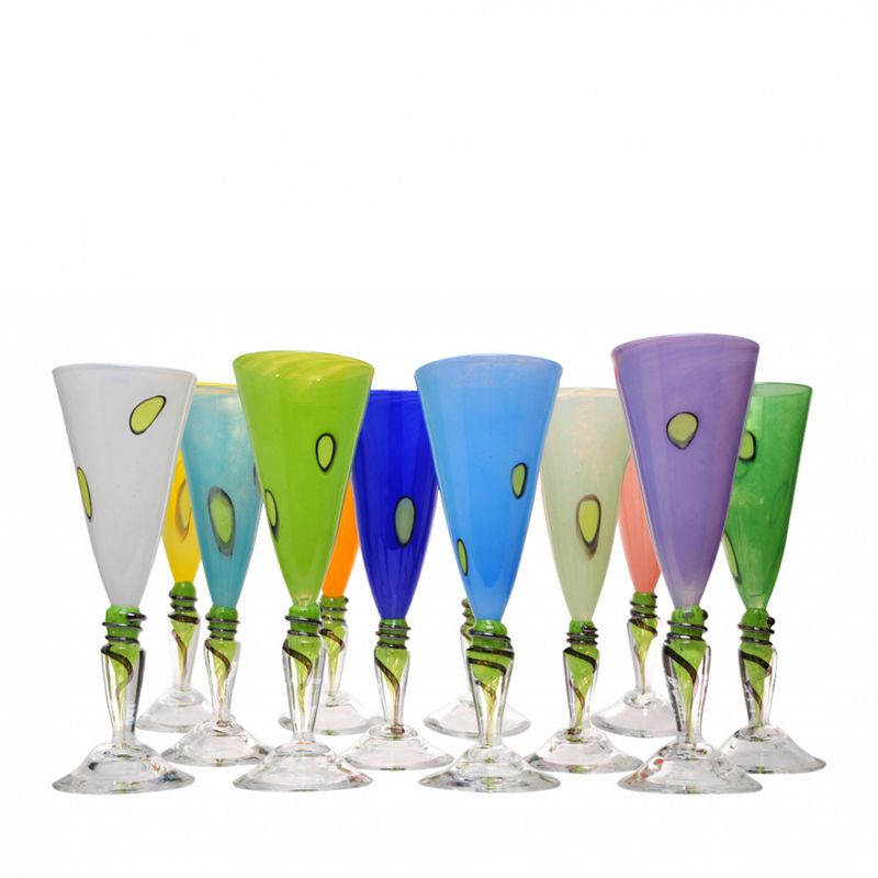 Kunstglass - Cirkus stor lilla 