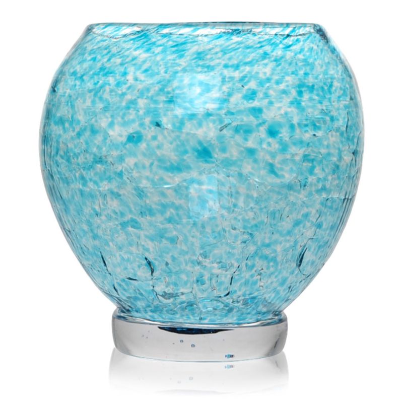 Rustikk bordlykt, Akvamarin