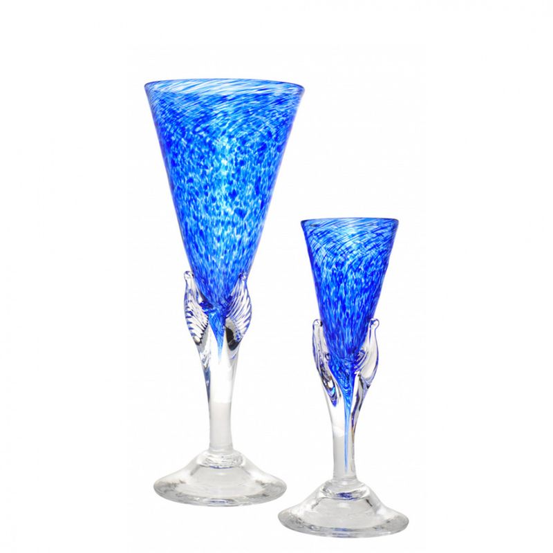 Kunstglass - Lilje liten lilla 