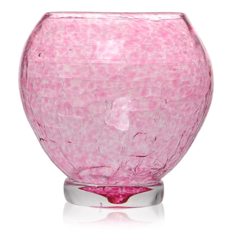 Rustikk bordlykt, fuksia 