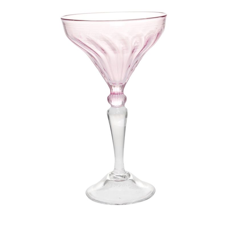 Perlemor bobleglass. Rosa.