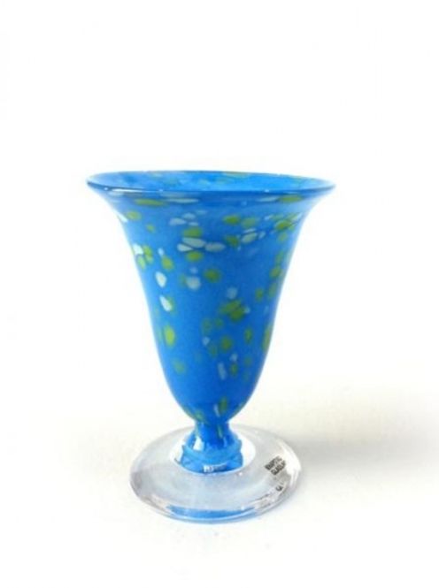 Hovedbilde Kunstglass. - Små blå 