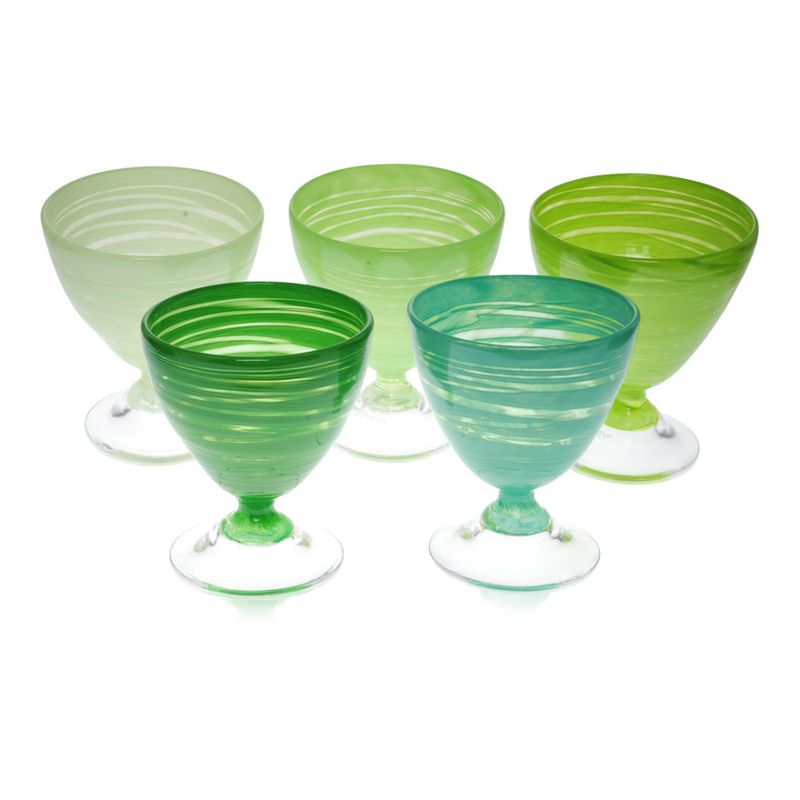 Sand Farrisglass Opalgrønn